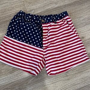 Chubbies Red, White, and Blue Star Striped Men's Shorts